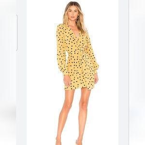 L’Academie polka dot mini dress S